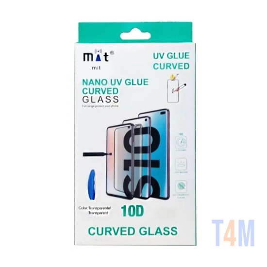 Nano UV Curved Glass Protector for Samsung Galaxy S22 Ultra 10D Transparent